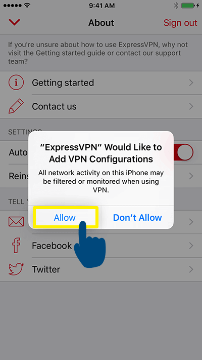 add vpn configurations