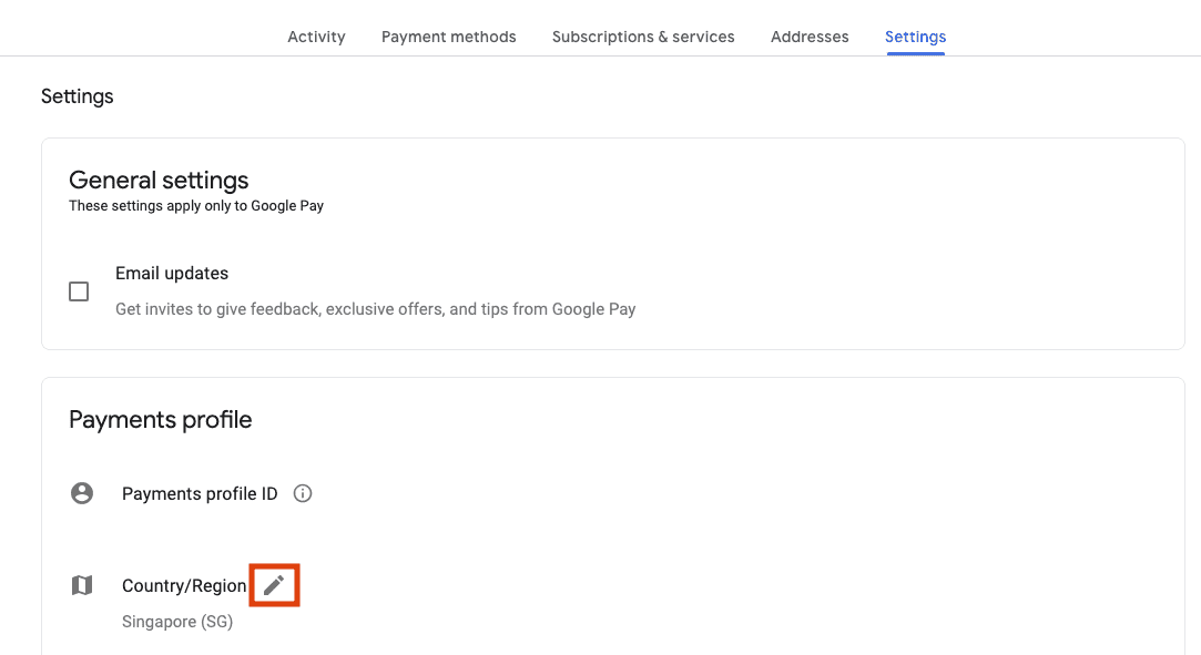 Come cambiare il paese di Google Play su desktop