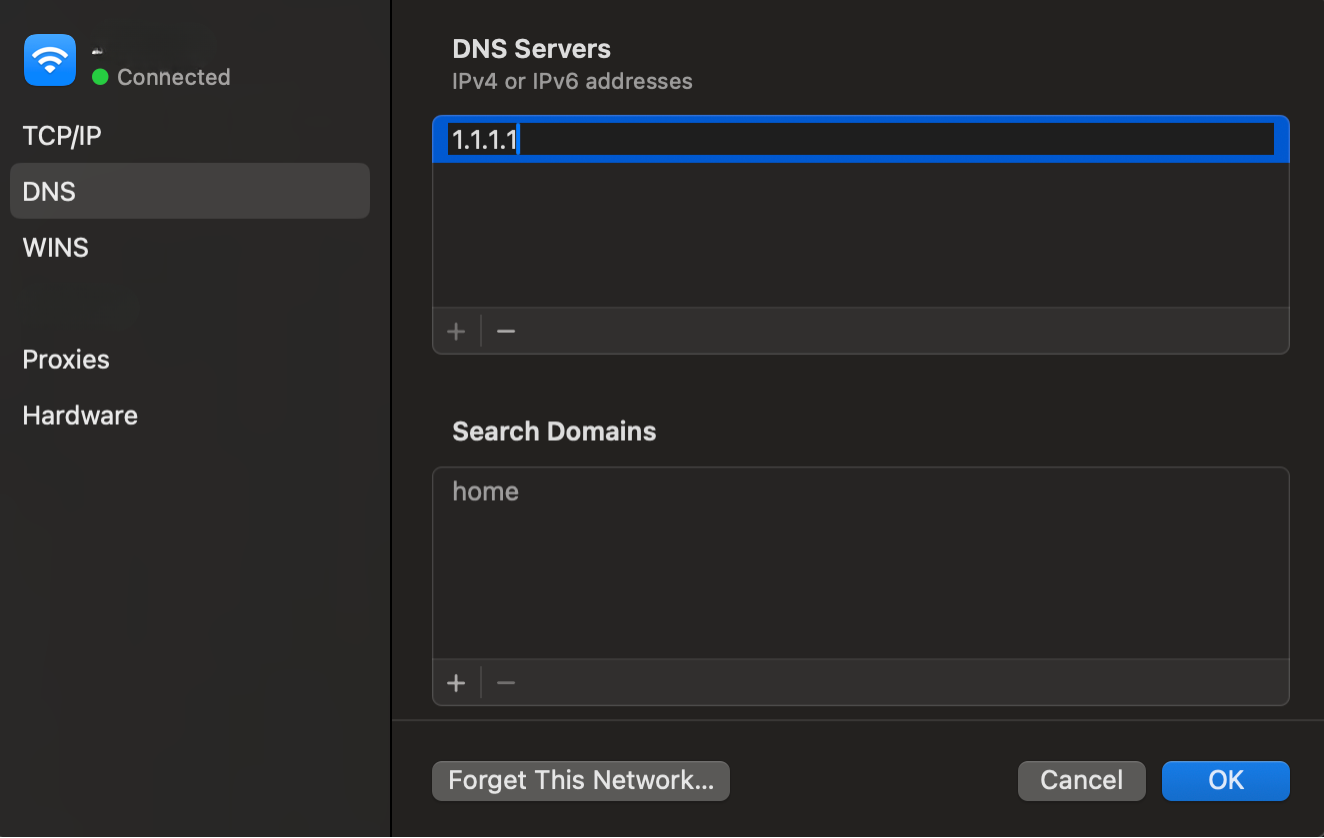 Choose a trusted DNS provider.