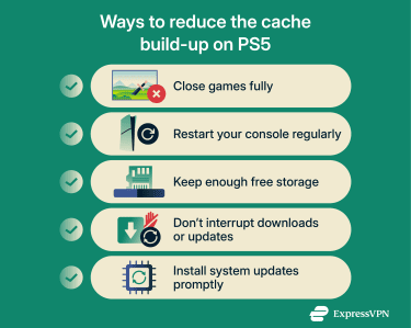 How to limit cache build-up.