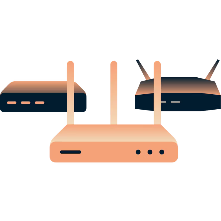 สามเราเตอร์ที่แตกต่างกัน